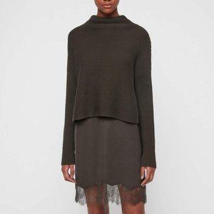 All Saints Eloise Funnel Neck Sweater Dress